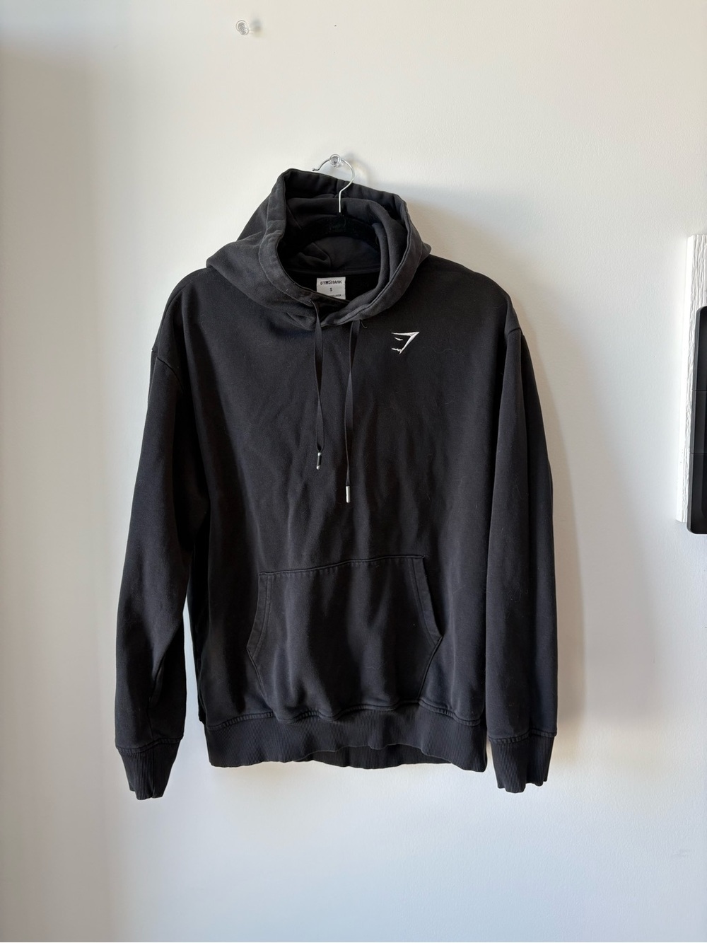 Gymshark Black Hoodie with Minimal Logo